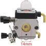 Carburateur pour Stihl FS38 FS45 FS46 FS55 FS55r FS55rc FS74 FS75 FS80 FS85 KM55 HL45 KM55r, Tondeuse à gazon Carbu avec joints,