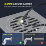 QIMIC Caméra Endoscopique, 1080P HD Endoscope avec Zoom 2X, IP67 Camera Inspection Canalisation à Étanche IPS de 2,4 Pouces, Câb