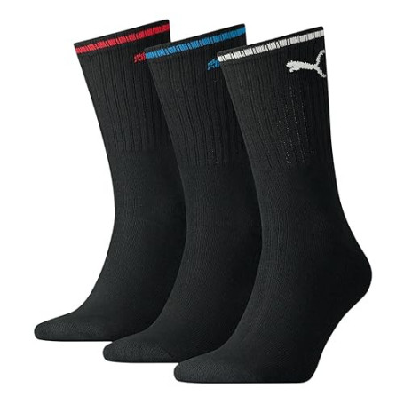 PUMA Crew Chaussettes Mixte (lot de 3)