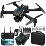 NXPZ Drone avec Caméra 4K HD, Drone Pliable Pour Enfants, Vrille 3D, Décollage/Atterrissage À Un Bouton, Mode Sans Tête, Maintie