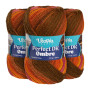 Utopia Crafts Laine DK Ombrée Lot de 3-3x100g Fil Acrylique Doux, 900m Total, Multicolore Dégradé pour Tricot et Crochet, Oeko-T