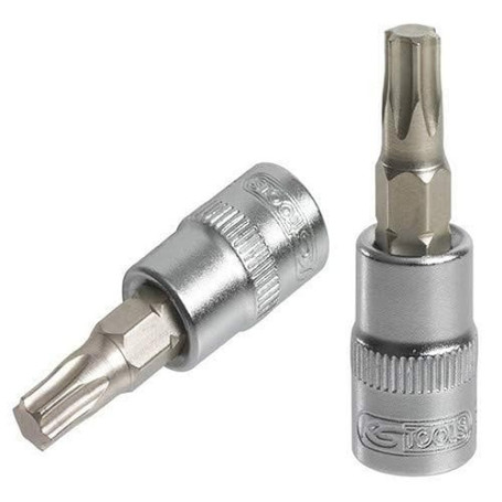 KS Tools 922.1484 - Douille tournevis TORX® 1/4'', L.37 mm - T30 - Gamme ULTIMATE® - En Chrome Vanadium - Finition chromée satin