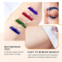 Mascara à fibres de cils, Mascara imperméable de 6 couleurs longue durée charmant, Mascara imperméable volumineux pour cils pour