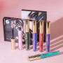 Mascara à fibres de cils, Mascara imperméable de 6 couleurs longue durée charmant, Mascara imperméable volumineux pour cils pour