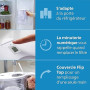 Philips Water Carafe filtrante avec 6 cartouches de remplacement, minuterie électronique, débit rapide, filtre le CHLORE, le CAL