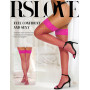 RSLOVE Bas Autofixants Femme Bas Résille de Cuisse Collants avec Dentelle Antidérapant Silicone
