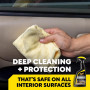Meguiar's G13616F Brillance Éclair Intérieur - 473ml - Nettoie et Protège les Surfaces Intérieures de Voitures