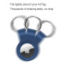 Alsukeay Lot de 4 étuis de Protection en Silicone pour AirTag avec Porte-clés - Compatible avec AirTag Tracker Portefeuille, Sac