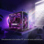 AsiaHorse Nyota Ventilateur PC 120MM ARGB [Lot de 3] [HDB] Ventilateur RGB 2000 RPM/61.5 CFM/2,16 MMH2O 5V 3PIN ARGB et ventilat