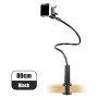 LONZOTH Support Telephone Lit, Support Téléphone avec Col de Cygne Flexible Long Bras Rotation 360° Réglable pour iPhone 13/ 13P