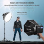 NEEWER Q4 400Ws 2,4G TTL Flash,Compatible avec Godox,1/8000 HSS Tout en Lumière Stroboscopique Photographie Monolight avec Lampe