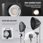 NEEWER Q4 400Ws 2,4G TTL Flash,Compatible avec Godox,1/8000 HSS Tout en Lumière Stroboscopique Photographie Monolight avec Lampe