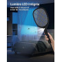 YISSVIC Raquette Electrique Insectes, 4000 V Raquette Anti Moustique Electrique Tapette à Mouches Rechargeable avec Lumière LED