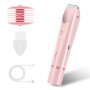 Rasoir Klyne Femme, Klyne Tondeuse À Double Tête Femme pour Tondeuse Intime & Sourcils, Recharge Usb, Étanche IPX7, Électrique R
