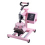 VEVOR Macchina per Trasferimento Termico 300 x 380 mm Macchina per Pressatura a Caldo 5 in 1 con Pressa a Tamburo da 0,85 kg Pre