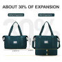 SEAFEW Sac de Voyage Femme Sac fourre-Tout de Sport Imperméable pour Week-End, Cabine Avion Ryanair Bagage Cabine 40x30x20 Easyj