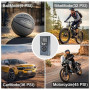 EFaith Compresseur À Air Portatif, gonfleur pneus voiture, Pompe À Velo Gonfleur Electrique, Gonfleur Pneu Sans Fil avec Batteri