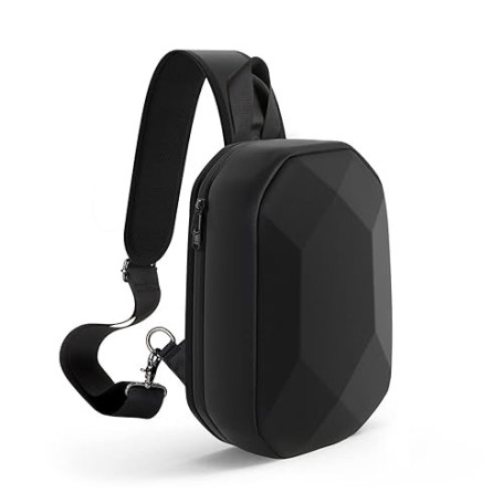 JSVER Sac à Dos pour DJI Mini 3 Pro/Mini 2 SE, Air 3 Étui Sac à bandoulière/Étui Portable/Sac de Poitrine pour Les séries DJI Av