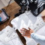 8 Pièces Guide des Tailles pour T-shirts, Règle d'Alignement pour T-shirts, Guide de Règle de T-shirt avec 1.5m Ruban à Mesurer 