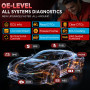 LAUNCH X431 Pro Elite Valise Diagnostic Auto Multimarque Diagnostic-Voiture,Codage Ligne ECU&Bidirectionnel,Diagnostic Complet S