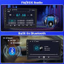Inefala 2G+64G Poste Radio pour Fiat 500X 2014-2020, 9'' Android 15 Ecran avec sans Fil Carplay/Android Auto Lien Miroir GPS Rad