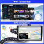 Inefala 2G+64G Poste Radio pour Fiat 500X 2014-2020, 9'' Android 15 Ecran avec sans Fil Carplay/Android Auto Lien Miroir GPS Rad
