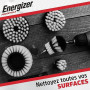 Energizer - Set Brosse Nettoyage Perceuse 6PCS Brosse Perceuse Voiture, Nettoyage, Jantes, Carrelage Tapis, Baignoire, Cuisine,