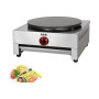 Style1 Professional crêpe Maker Machine pour crêpes, crêpes, gaz, crêpes professionnelles, diamètre 40 cm, avec assiette anti-ad
