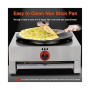 Style1 Professional crêpe Maker Machine pour crêpes, crêpes, gaz, crêpes professionnelles, diamètre 40 cm, avec assiette anti-ad