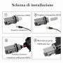Hacreyatu Indicateur de direction latéral dynamique LED pour N-issan Qashqai J10 Micra C NP300 Navara Pathfinder Terrano III R51