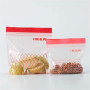Istad Lot de 60 sacs en plastique noir et jaune avec 30 sacs de 0,4 l et 30 sacs de 1 litre refermables réutilisables