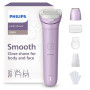 Philips Lady Shaver série 8000 – rasoir sans fil, sur peau sèche ou mouillée, système de rasage à 3 lames, tête flexible, éclair
