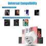 Chargeur USB 2Pack, Prise USB Multiple 3 Ports Adaptateur Charge Rapide Universel Prises pour lPhone 14/13/12/11 Pro Max Mini SE