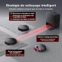 roborock Saros 20 Set Robot Aspirateur Laveur 36000Pa, Châssis AdaptiLift 3.0, Système Autonome StarSight 2.0, Double Anti-enche