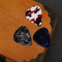Mediator Guitare Acoustique, Médiateur, Guitar Picks Lot de 24, Pour Guitare Ukulélé, Acoustique, Électrique, Basse, Médiator de