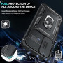 LeYi Coque pour Samsung A35 5G avec Anneau Support, Full Protection de la Caméra en PC Dur Anti-Chut Renforcée Armor Heavy Duty