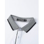 LIUPMWE Polo Homme Manche Courte Coton Casual Golf Couleur de Couture T-Shirt