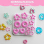 Moule Silicone Resine Epoxy, Boucle d'oreille Moule en Résine, Moule Resine Epoxy Bijoux, Moule en Silicone Moule Resine, pour C