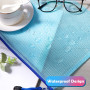 Oderra Pochette Plastique A4+A5+A6, 15PCS Pochette Zippée, PVC Mesh Zipper Pouch Document Wallet, Ranger Papiers petits Objets d