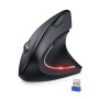 TECKNET Souris Ergonomique sans Fil 2.4G, Silencieuse Verticale Souris avec 4800 DPI Réglable, 6 Boutons, LED, Prévention Syndro