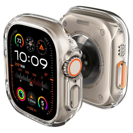 Spigen Thin Fit Coque Compatible avec Apple Watch Ultra 3/2/1 49mm (2025/2023/2022) - Transparent