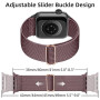 chinbersky 8 Pack Bracelets Compatibles avec Bracelet Apple Watch 41mm 38mm 40mm Femmes Hommes, Bracelet en Réglable Nylon élast