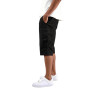 Cargo Shorts Homme Sport Bermudas Élastique Militaire Pantacourt Été Léger Court Randonnée Chantier Travail Cordon Serrage Taill
