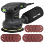 GALAX PRO Ponceuse excentrique filaire 280W, 6 Vitesses, 13000RPM, avec dépoussiéreur et 15 types de papier de verre, Ponceuse o
