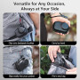 AMAZEAR Étui de Transport pour Accessoires DJI Osmo Action 6(Modèle Cage), Action6 Portable et Compact, étui de Voyage en Cuir R