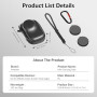 AMAZEAR Étui de Transport pour Accessoires DJI Osmo Action 6(Modèle Cage), Action6 Portable et Compact, étui de Voyage en Cuir R