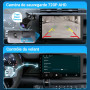 Haudio 9 Pouces Autoradio Bluetooth 2 DIN avec Carplay & Android Auto sans Fil, HD Écran Tactile avec Mirror Link, Navigation GP
