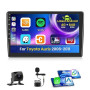 Inefala 4+64G Radio pour Toyota Auris 2006-2011, 10'' Android 15 Ecran avec sans Fil Carplay/Android Auto Lien Miroir GPS Radio
