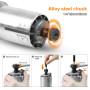 DEWINNER Défonceuse électrique Compacte 220V 710W, Défonceuse et Tronçonneuse, 3 Bases Incluses, 3 Pinces de 1/4", 6mm et 8mm, 5