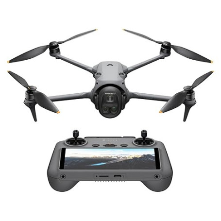 DJI Mavic 4 Pro avec DJI RC 2, drone phare à triple caméra avec caméra Hasselblad CMOS 4/3 100 MP, drone pour professionnels, tr